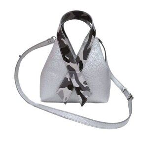 Suzanne Clemente Causes Sliver Camo Ribbon Small Mini Crossbody Bag Purse